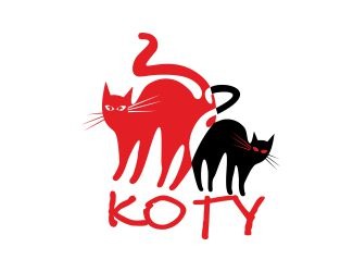 Projekt graficzny logo dla firmy online Koty