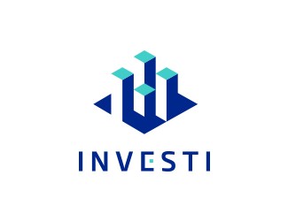 Projekt graficzny logo dla firmy online INVESTI