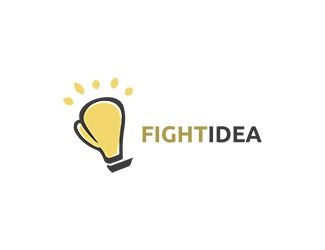 Projekt graficzny logo dla firmy online Fight Idea