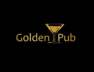 Projekt logo dla firmy Golden Pub | Projektowanie logo