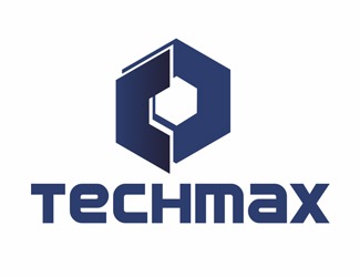 Projekt graficzny logo dla firmy online techmax