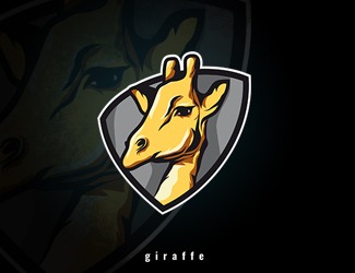 Projekt graficzny logo dla firmy online żyrafa giraffe