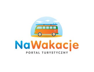 Projekt logo dla firmy Wakacje | Projektowanie logo