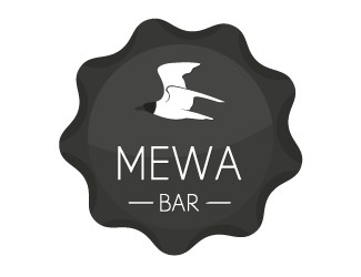Projekt graficzny logo dla firmy online Bar Mewa