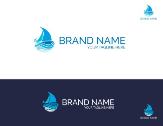 Projekt graficzny logo dla firmy online JACHT