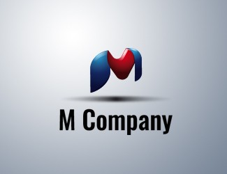 Projekt graficzny logo dla firmy online M Company