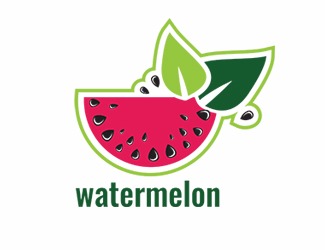 Projekt graficzny logo dla firmy online watermelon