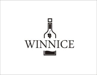 Projekt graficzny logo dla firmy online wino