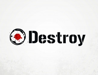 Projekt graficzny logo dla firmy online destroy