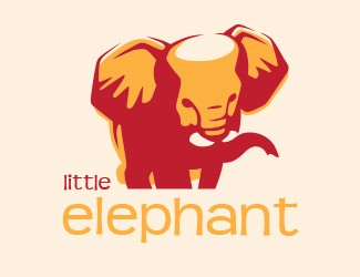 Projektowanie logo dla firm online Little Elephant