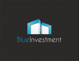 Projekt graficzny logo dla firmy online Blue Investment