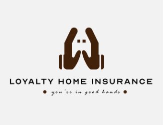Projekt graficzny logo dla firmy online Home Insurance