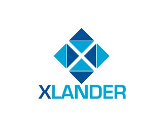 Projekt logo dla firmy XLANDER | Projektowanie logo