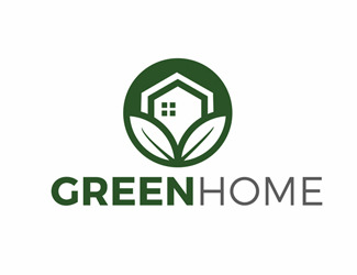 Projekt graficzny logo dla firmy online GreenHome