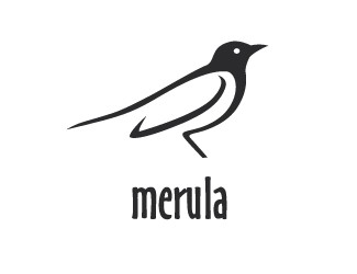Projekt graficzny logo dla firmy online merula