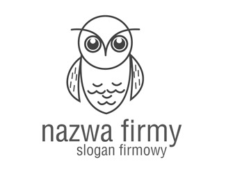 Projekt graficzny logo dla firmy online Sowa