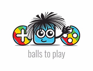 Projekt graficzny logo dla firmy online balls to play