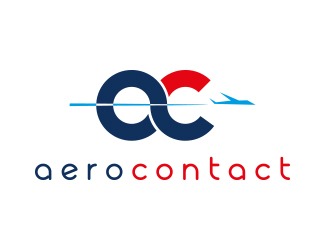 Projekt graficzny logo dla firmy online aerocontact