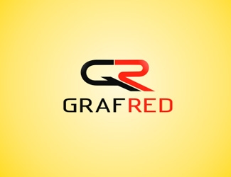 Projekt logo dla firmy GrafRed | Projektowanie logo