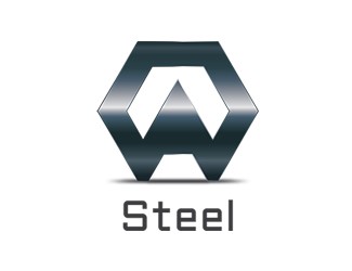 Projekt logo dla firmy steel | Projektowanie logo