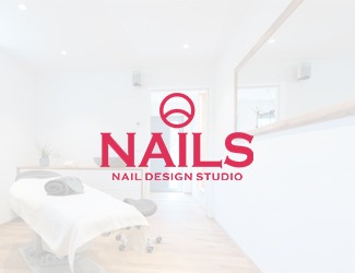 Projekt graficzny logo dla firmy online Nails Design Studio