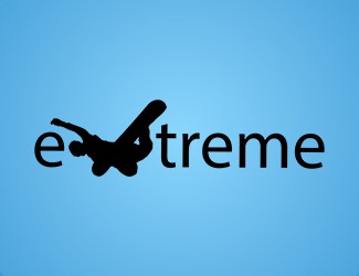Projekt graficzny logo dla firmy online eXtreme
