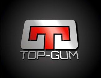Projekt logo dla firmy TOP GUM | Projektowanie logo