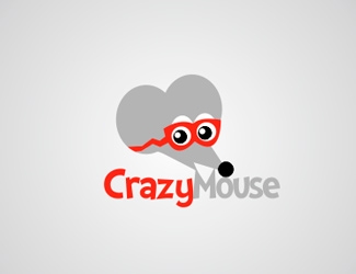 Projekt graficzny logo dla firmy online CrazyMouse