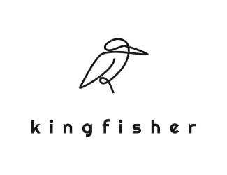 Projekt graficzny logo dla firmy online KINGFISHER