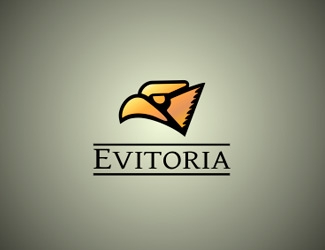 Projekt graficzny logo dla firmy online Evitoria
