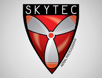 Projekt graficzny logo dla firmy online Skytec Aerial Photography