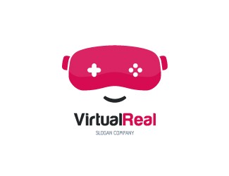 Projekt logo dla firmy Virtual Real | Projektowanie logo