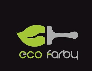 Projekt logo dla firmy eco farby | Projektowanie logo