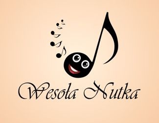 Projekt graficzny logo dla firmy online Wesoła Nutka