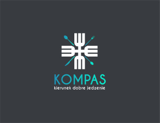 Projekt graficzny logo dla firmy online kompas 