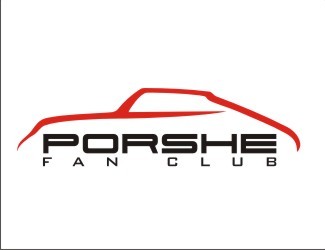 Projekt logo dla firmy PORSCHE FAN CLUB | Projektowanie logo