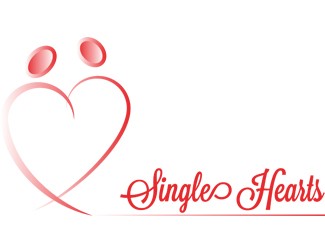 Projekt graficzny logo dla firmy online Single Hearts