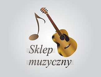 sklep muzyczny - projektowanie logo - konkurs graficzny