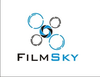 Projekt logo dla firmy FilmSky | Projektowanie logo