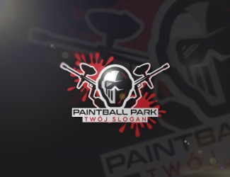 Projekt graficzny logo dla firmy online Paintball Park