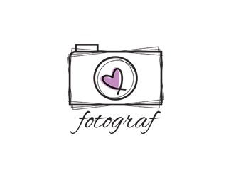 Projekt logo dla firmy fotograf | Projektowanie logo