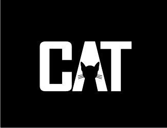 Projekt graficzny logo dla firmy online kot 2 cat