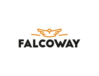 Projekt graficzny logo dla firmy online Falcoway