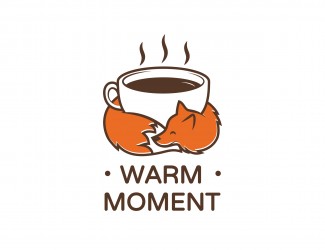 Projekt graficzny logo dla firmy online Warm moment
