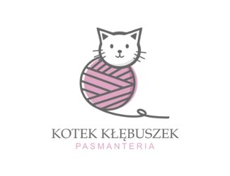 Projekt logo dla firmy Kotek Kłębuszek | Projektowanie logo