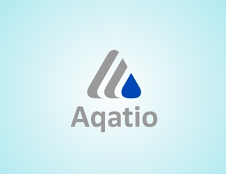 Projekt graficzny logo dla firmy online Aqatio