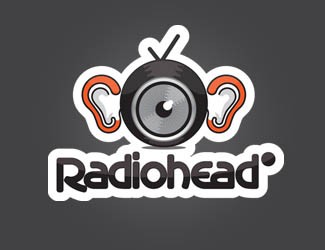 Projekt graficzny logo dla firmy online Radiohead