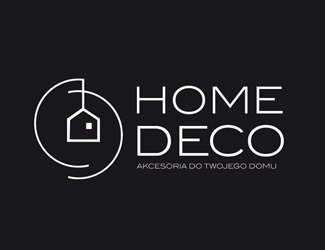 Projekt logo dla firmy Home Deco | Projektowanie logo