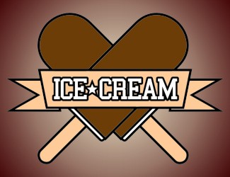 Projektowanie logo dla firmy, konkurs graficzny ice cream