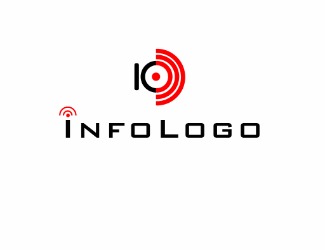 Projekt graficzny logo dla firmy online InfoLogo